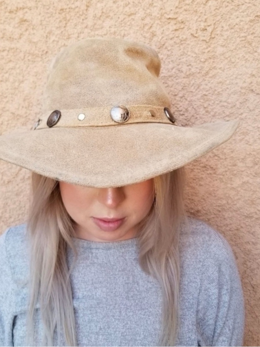 Minnetonka Tan Hat - with tags